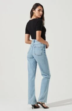 Hook & Eye Bodysuit -Astr The Label Shop AT16960 BLACK 3