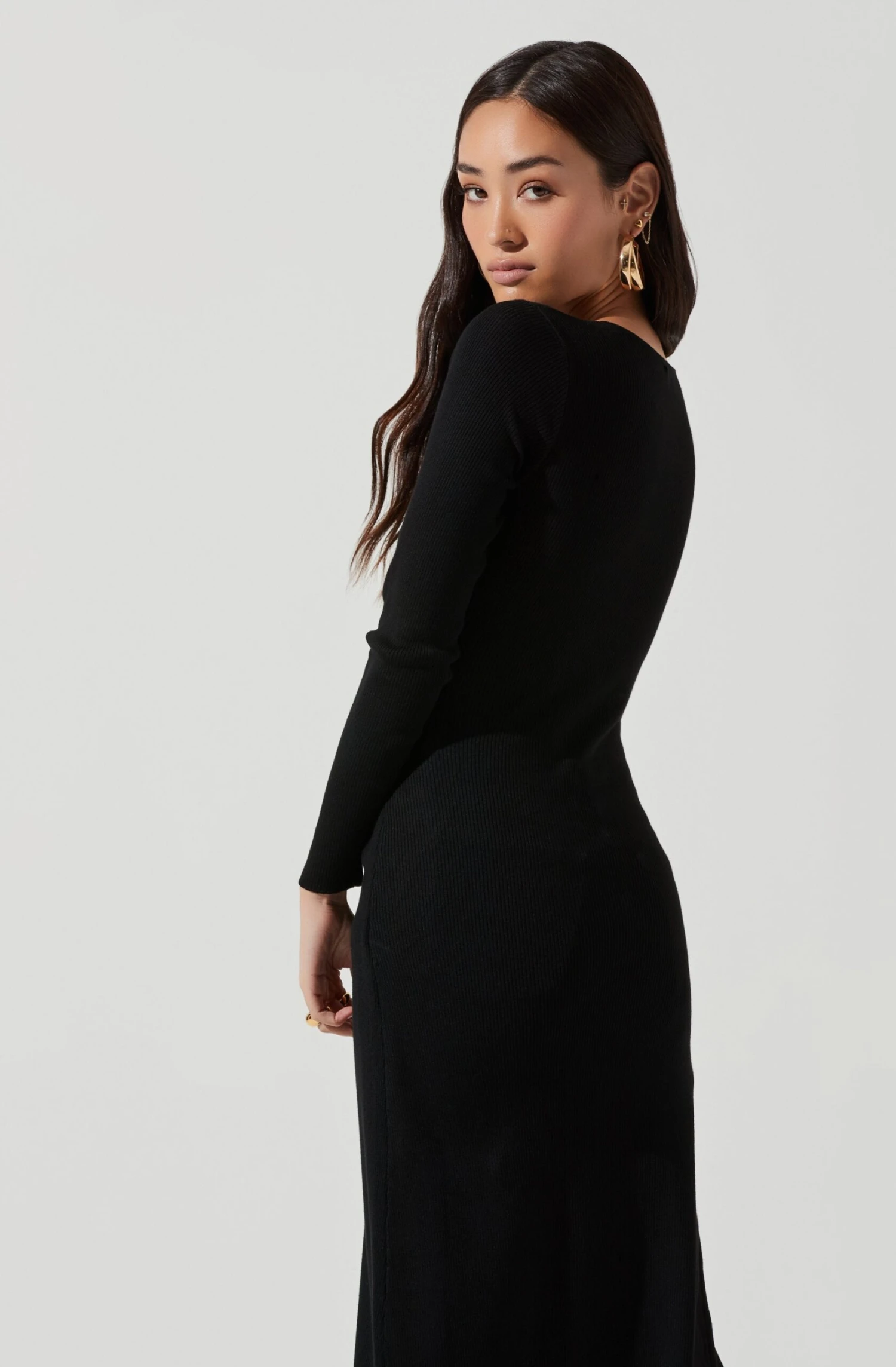 Hi Slit Cross Front Sweater 10 Hi Slit Cross Front Sweater - Image 8