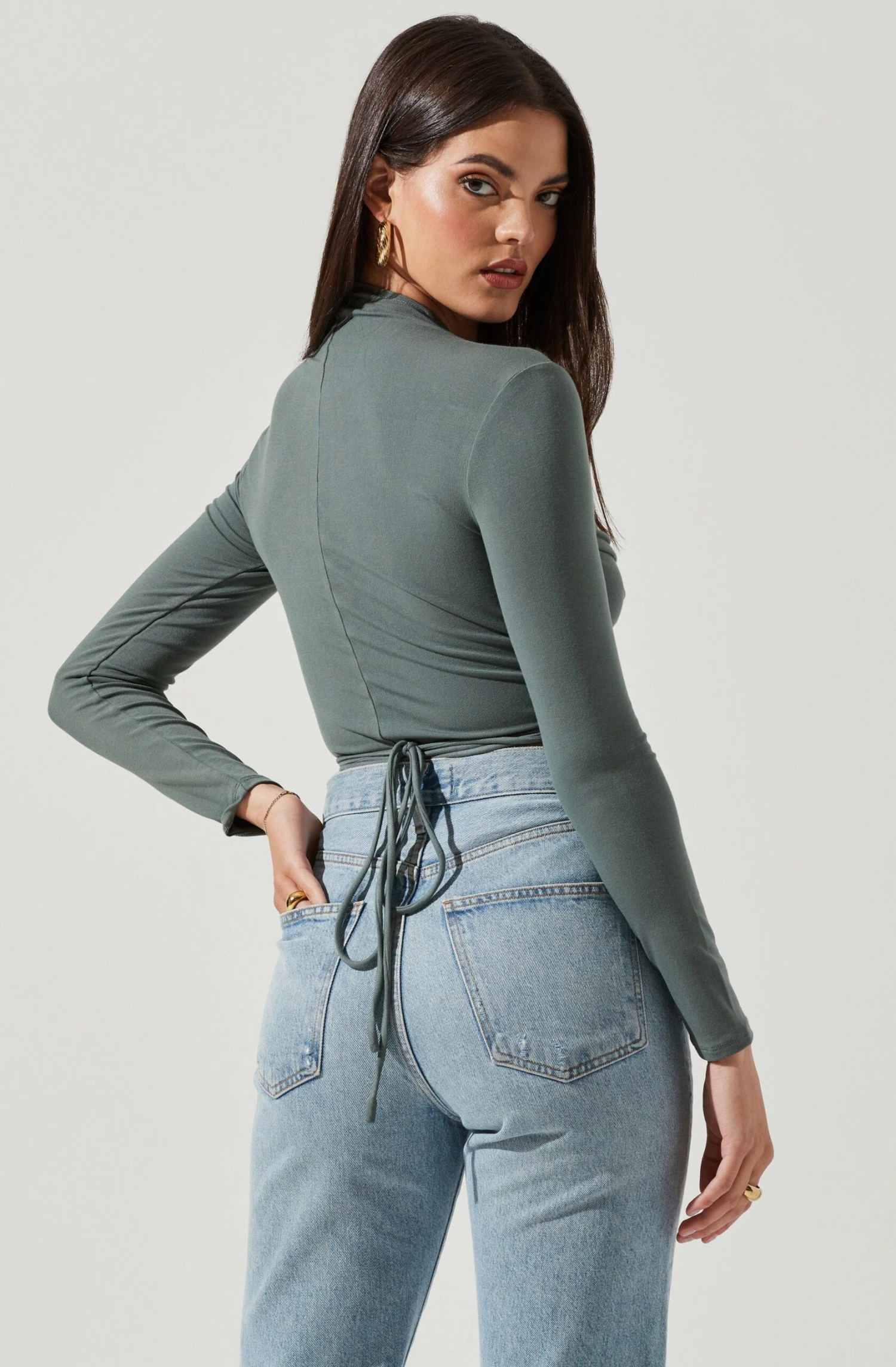 Reseda Cutout Tie Waist Top 13 Reseda Cutout Tie Waist Top - Image 11