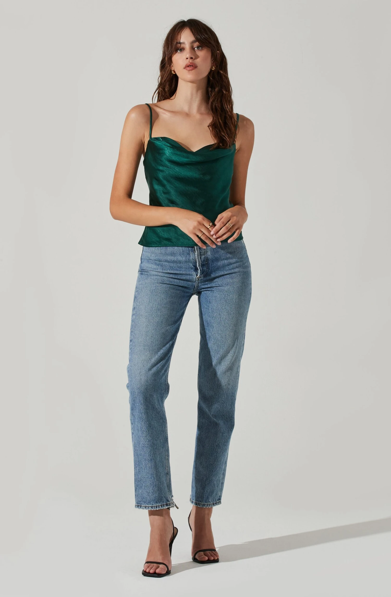 Satin Cowl Neck Cami 8 Satin Cowl Neck Cami - Image 6