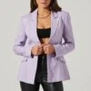 Fitted Buttoned Blazer