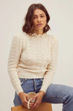 Sally Mock Neck Sweater 26 Sally Mock Neck Sweater -Astr The Label Shop FallSweaters 0376