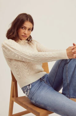 Sally Mock Neck Sweater 29 Sally Mock Neck Sweater -Astr The Label Shop FallSweaters 0386