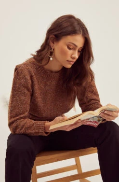 Caroline Sweater 12 Caroline Sweater -Astr The Label Shop FallSweaters ACT16247 CARAMELMULTI 2