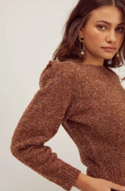 Caroline Sweater 17 Caroline Sweater -Astr The Label Shop FallSweaters ACT16247 CARAMELMULTI 4