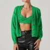 Knit Bra With Oversized Cardigan -Astr The Label Shop LT17319 SET KELLY 3