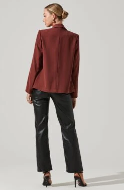Blazer Jacket -Astr The Label Shop LT17376 FCI GARNET 6