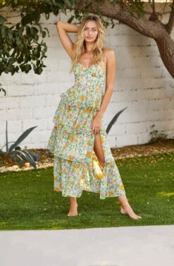 Midsummer Floral Tiered Maxi Dress 37 Midsummer Floral Tiered Maxi Dress -Astr The Label Shop Look 022 2193