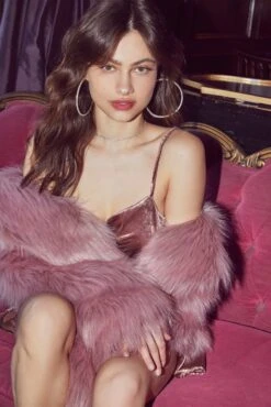 Adair Faux Fur Jacket -Astr The Label Shop THP ASTR HOL19 0038